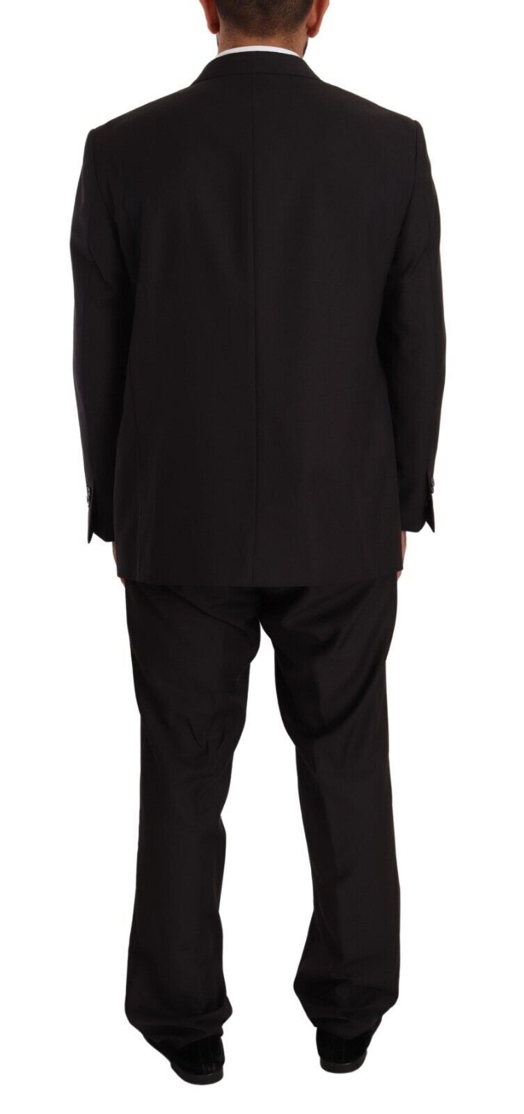 Domenico Tagliente Gray Polyester Single Breasted Formal Suit