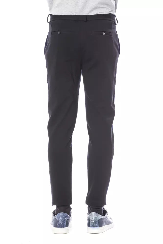 Verri Blue Viscose Men's Pant