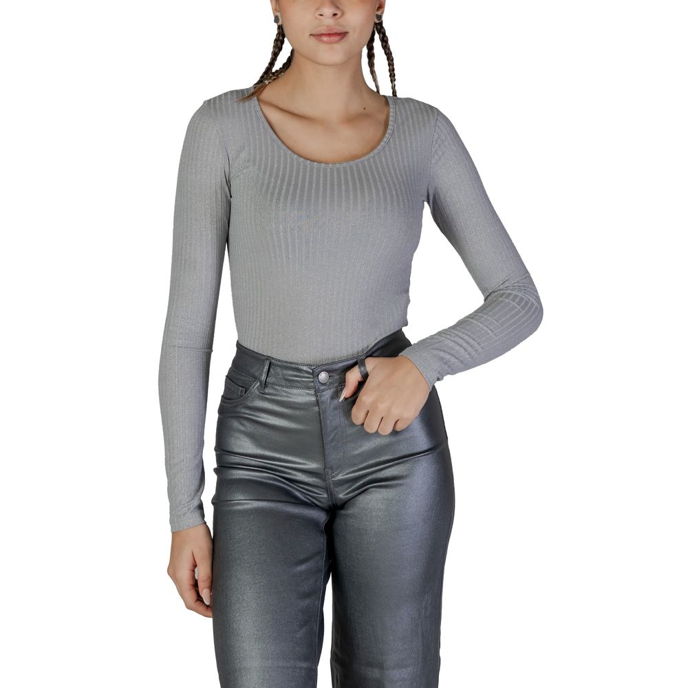 Vero Moda Silver Recycled Polyester Long Sleeve